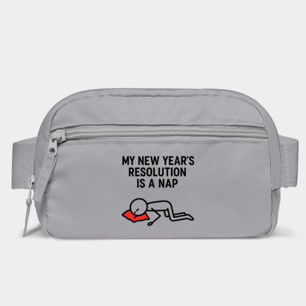 New Year Nap Shirt | Funny Resolution Tee by Anne Lee
