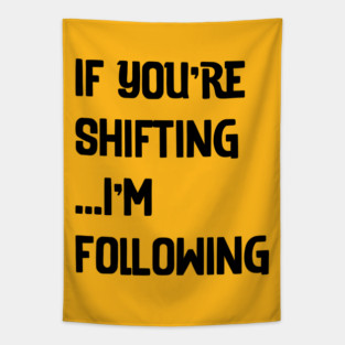 Shxts N Gigs James and Fuhad (If You’re Shifting I’m Following) by Kaio Tapestry