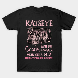Katseye Gnarly Gameboy Mean Girls The Beautiful Chaos Vintage T-Shirt