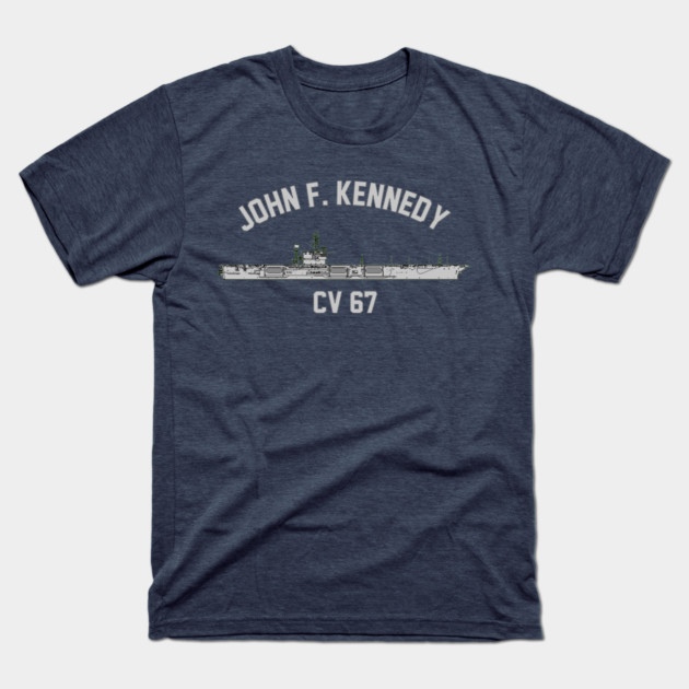 USS John F. Kennedy CV-67 T-Shirt by Yeaha
