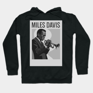 Miles Davis Vintage Jazz Trumpet Legend Hoodie