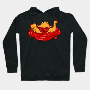 Ketchup Dino Nugget Apocalypse Funny Dinosaur Chicken Nugget Hoodie