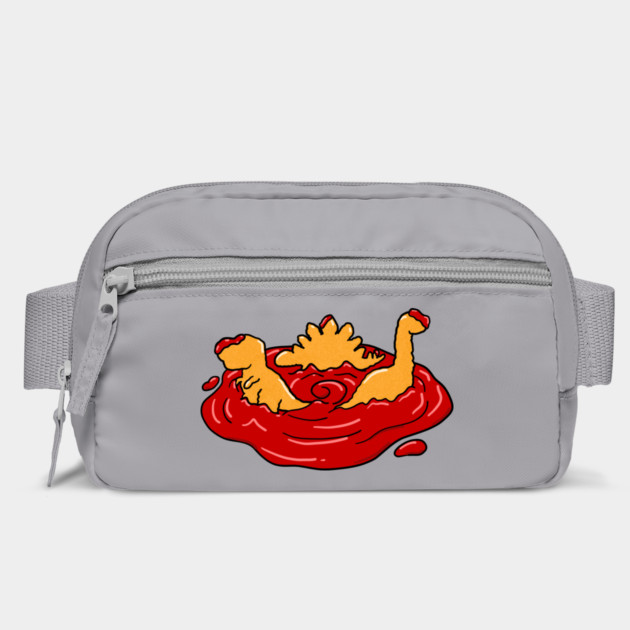 Ketchup Dino Nugget Apocalypse Funny Dinosaur Chicken Nugget by belownormal