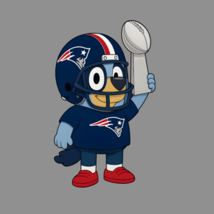 Bluey Football Player New England Patriots American Football Lovers Bag