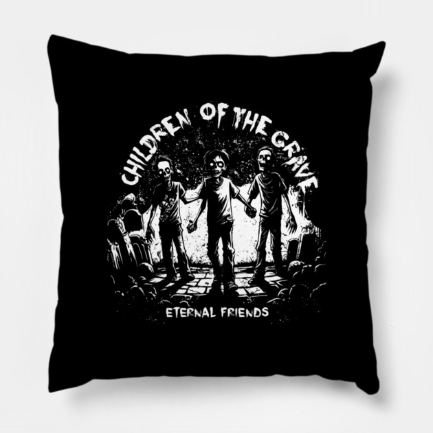 CHILDREN OF THE GRAVE Pillow by artslaves