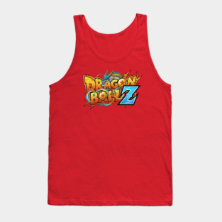 Retro Dragon Ball Z Fan Art Tank Top