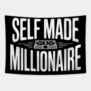 Self Made Millionaire Tapestry
