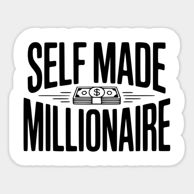 Self Made Millionaire Magnet by Frank Ring