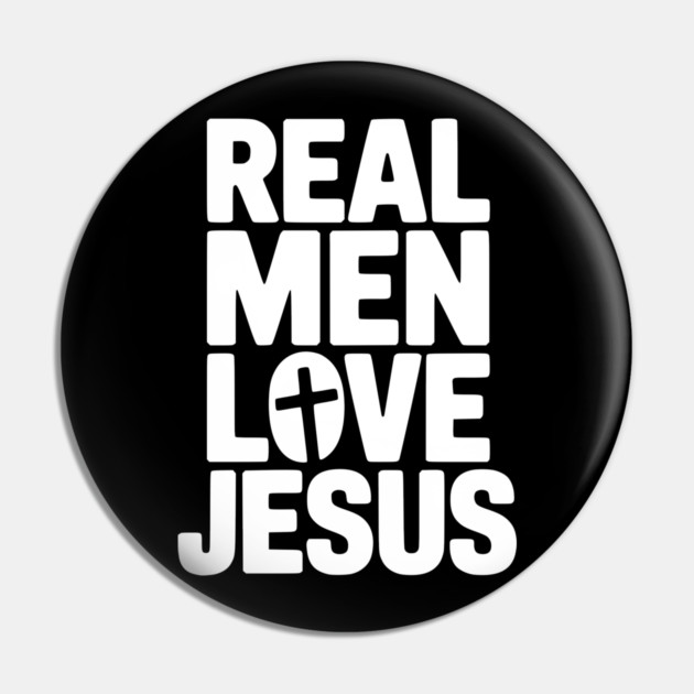Real Men Love Jesus Pin by Frank Ring