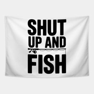 Shut Up and Fish Tapestry