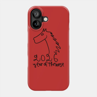 Year of the Horse 2026 - Chinese Zodiac Celebration Phone Case