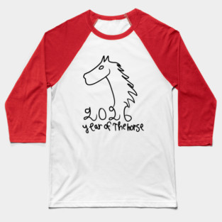 Year of the Horse 2026 - Chinese Zodiac Celebration Baseball T-Shirt