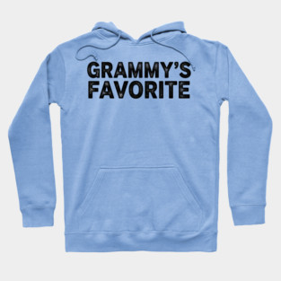 Grammy's Favorite Funny Grandparent Grandchild Vintage Humor Hoodie