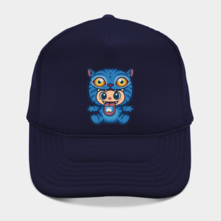 Derpy tiger Labubu Hat
