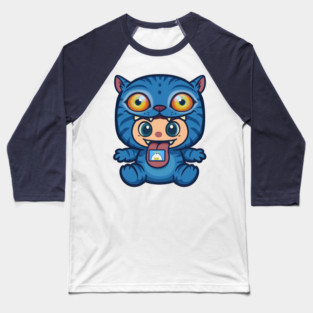 Derpy tiger Labubu Baseball T-Shirt