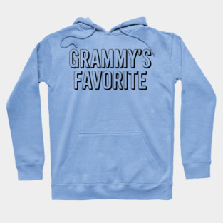 Grammy’s Favorite Funny Grandparent Grandchild Vintage Humor Hoodie