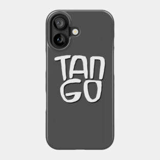 tango, handlettering, tango dancer Phone Case