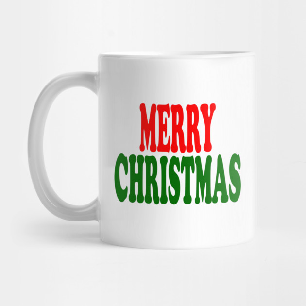 Merry Christmas Red and Green by Creatifly Graphic Tees