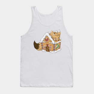 Gingerbread Fennec Fox Tank Top