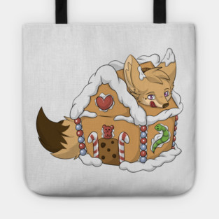 Gingerbread Fennec Fox Tote