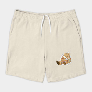Gingerbread Fennec Fox Shorts