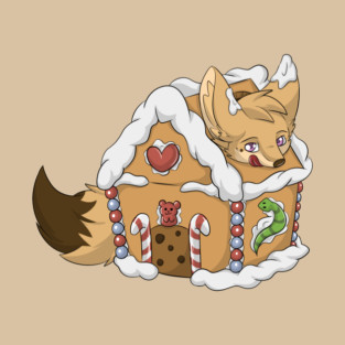 Gingerbread Fennec Fox T-Shirt