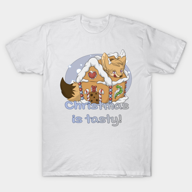 Gingerbread Fennec Fox - Christmas is tasty! T-Shirt by Fennek