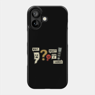 Punctuation Marks Funny Grammar Christmas Writer Teacher Humor Phone Case