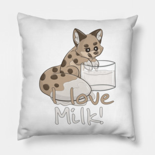 I love Milk! - Cookie Fox Pillow