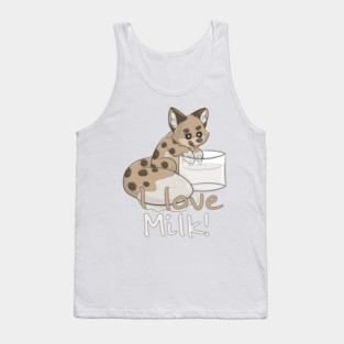 I love Milk! - Cookie Fox Tank Top