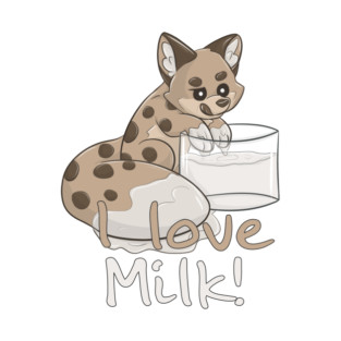 I love Milk! - Cookie Fox T-Shirt
