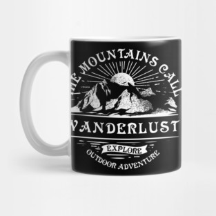 Wanderlust - The mountains call Mug