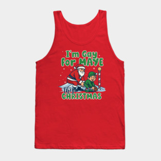 Gay For Maye Christmas Tank Top