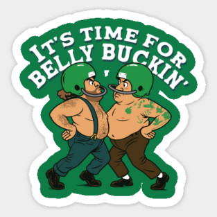 Belly Buckin Sticker