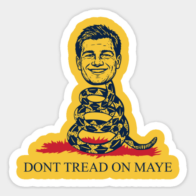 Drake Maye Sticker by stayfrostybro