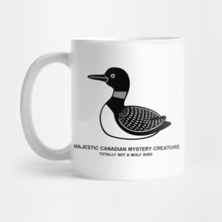Heated Rivalry Loon T-Shirt – Funny Canadian Loon Joke Tee | Majestic Mystery Bird Shirt Mug