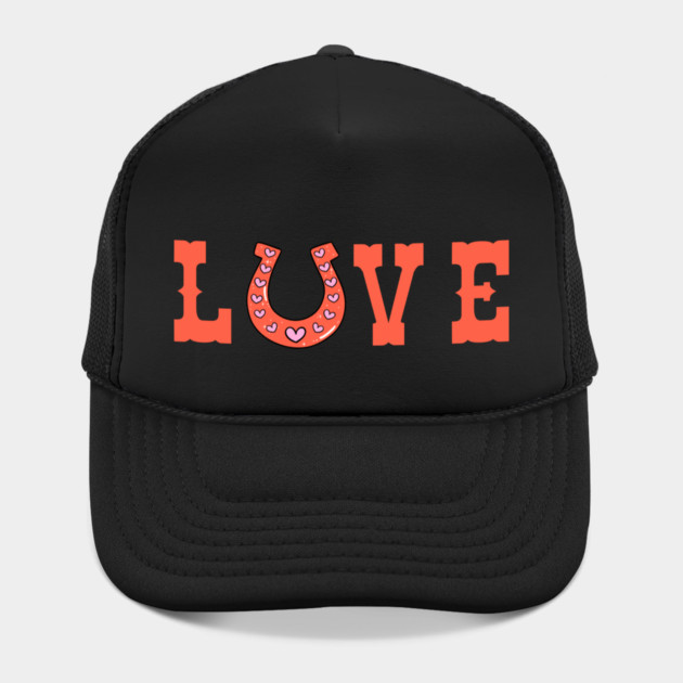 Love Horseshoe with Hearts for Valentine’s Day by Creatifly Graphic Tees