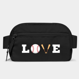 Love Baseball with Bat and Ball For Valentine's Day Bag