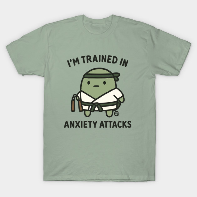ANXIETY ATTACKS T-Shirt by toddgoldmanart