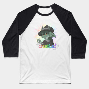 Stay Creative! - Magician Kobold Kipper Baseball T-Shirt