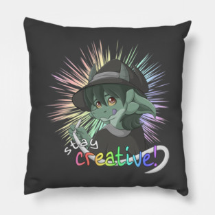 Stay Creative! - Magician Kobold Kipper Pillow