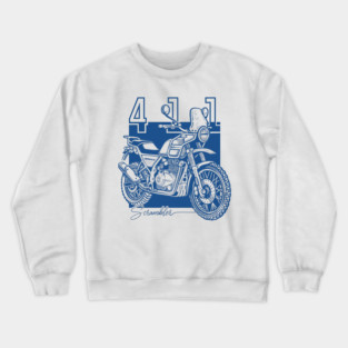royal enfield himalayan 411 scrambler Crewneck Sweatshirt
