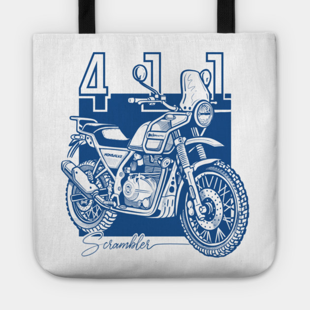 royal enfield himalayan 411 scrambler Tote by monsalveautos