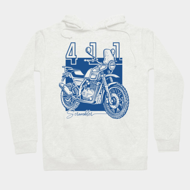 royal enfield himalayan 411 scrambler Hoodie by monsalveautos