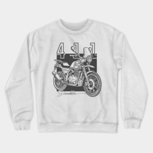 royal enfield himalayan 411, motorcycle Crewneck Sweatshirt