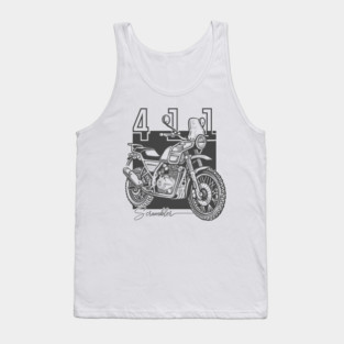 royal enfield himalayan 411, motorcycle Tank Top