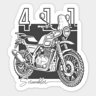 royal enfield himalayan motorcycle Sticker