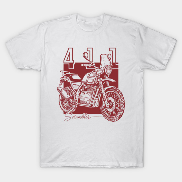 royal enfield himalayan, motorcycle art T-Shirt by monsalveautos