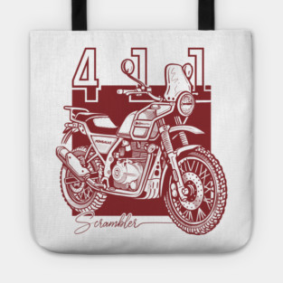 royal enfield himalayan, motorcycle art Tote