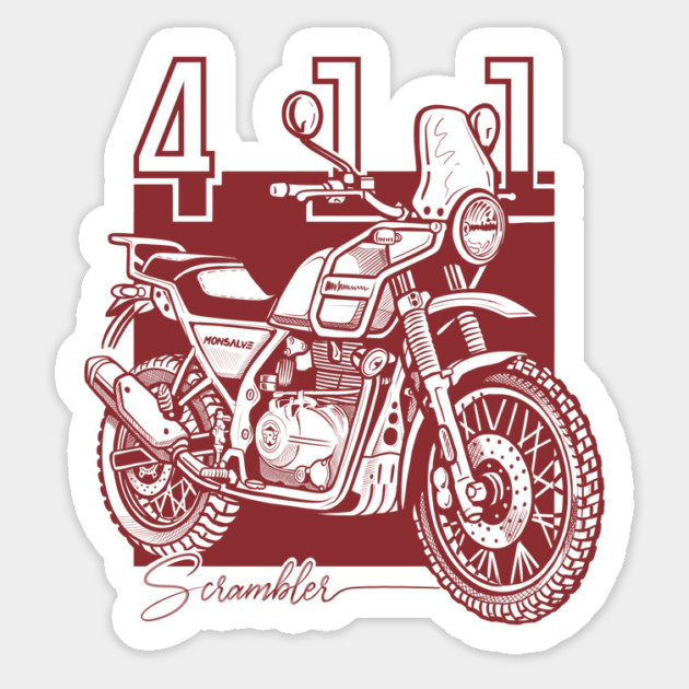 royal enfield himalayan, motorcycle art Sticker by monsalveautos